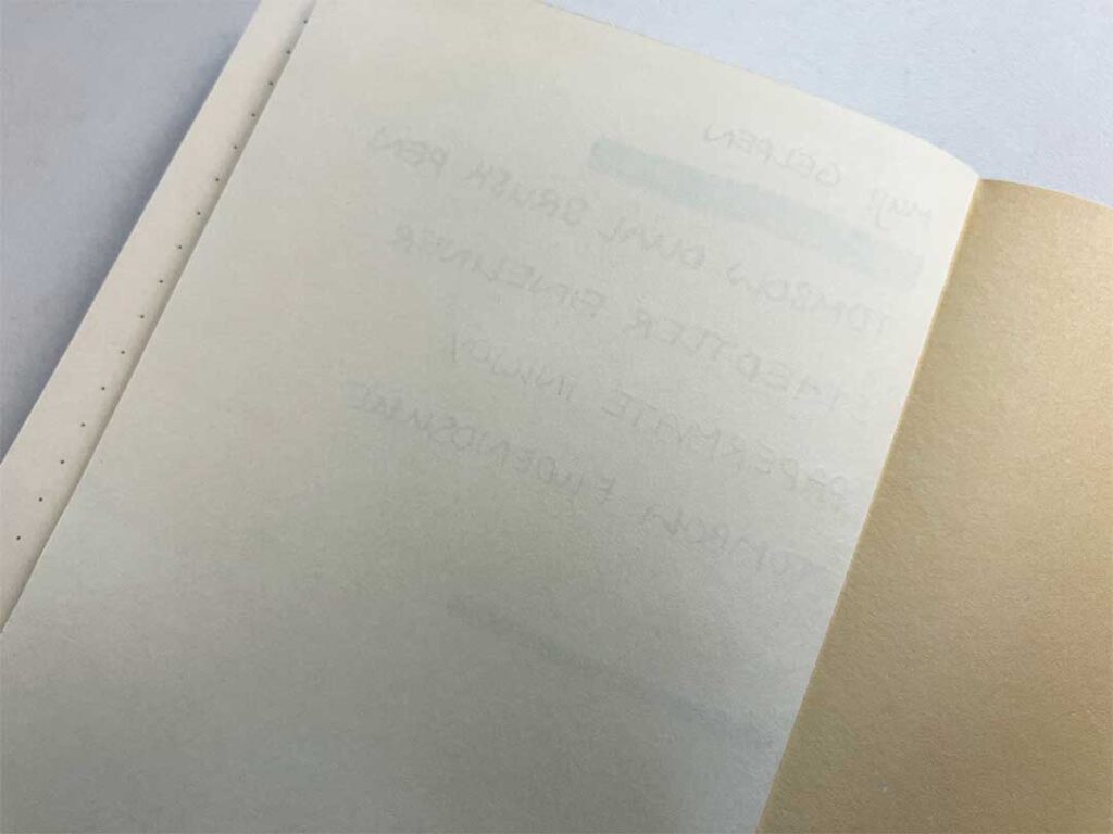 Dingbats* notitieboek ghosting